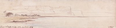 Kasr es Saiad von Edward Lear